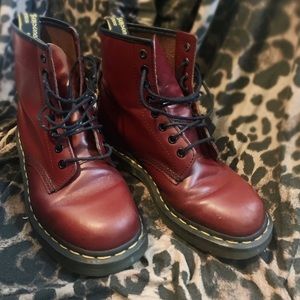 Vintage Dr. Marten Oxblood boots